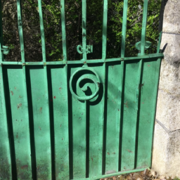 Portillon en bois élégant Uzes